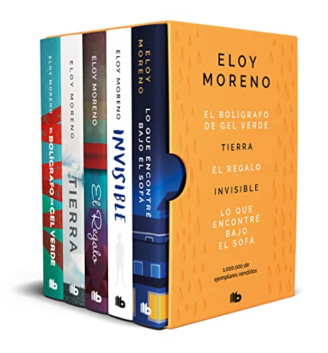 Eloy Moreno (Estuche con: El bolígrafo de gel verde | Tierra | El regalo | Invisible | Lo que encontraré bajo el sofá) (Ficción)